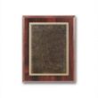 Double Etch Plaq - Walnut Finish | https://www.bestnamebadges.com