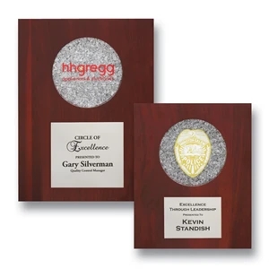 Mica Plaque - Round | https://www.bestnamebadges.com