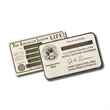 Wallet Card - Brass | https://www.bestnamebadges.com