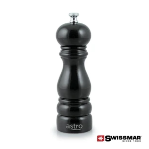 Swissmar® Munich Lacquer Mill - Black | https://www.bestnamebadges.com