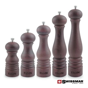 Swissmar® Castell Wood Mill - Walnut | https://www.bestnamebadges.com