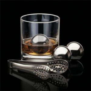 Swiss Force® Set of 2 Whiskey Balls & Tongs | https://www.bestnamebadges.com