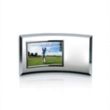 Crescent Frame - Silver | https://www.bestnamebadges.com