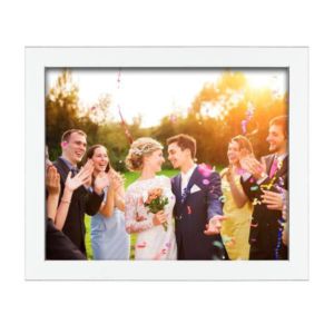 Luisa Frame - White/Silver | https://www.bestnamebadges.com