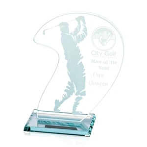 Male Golfer Award | https://www.bestnamebadges.com