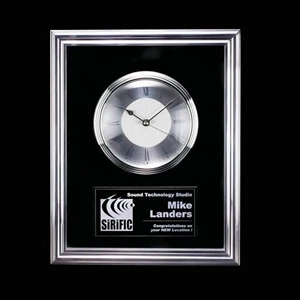 Rosemeade Clock Plaque | https://www.bestnamebadges.com