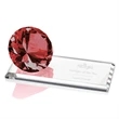 Gemstone Award on Starfire - Ruby | https://www.bestnamebadges.com