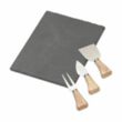 Maitre d' Slate Cheese Set - 4pc | https://www.bestnamebadges.com