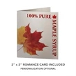 Maple Syrup - Maple Leaf - Imprinted | https://www.bestnamebadges.com