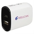 UL Listed 2-In-1 USB Type-C Wall Adapter | https://www.bestnamebadges.com