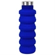 17oz Collapsible Silicon Water Bottle | https://www.bestnamebadges.com