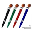 Popular Basketball Sports Ballpoint Custom Pens | https://www.bestnamebadges.com