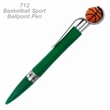Popular Basketball Sports Ballpoint Custom Pens | https://www.bestnamebadges.com
