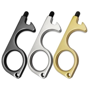 Metal Touch Screen Anti-epidemic Keychain