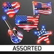 Assorted Red White & Blue Patriotic Pin Set | https://www.bestnamebadges.com