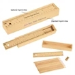 12- Piece Colored Pencil Set In Wooden Ruler Box | https://www.bestnamebadges.com