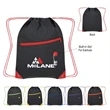 Color Pop Recycled Drawstring Bag | https://www.bestnamebadges.com