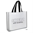 Reflective Non-Woven Coloring Tote Bag With Crayons | https://www.bestnamebadges.com