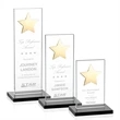 Dallas Star Award - Black/Gold | https://www.bestnamebadges.com