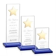 Dallas Star Award - Blue/Gold | https://www.bestnamebadges.com