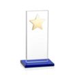 Dallas Star Award - Blue/Gold | https://www.bestnamebadges.com