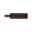 Walnut Paddle 4-Slot Sampler Board | https://www.bestnamebadges.com