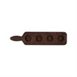 Walnut Paddle 4-Slot Sampler Board | https://www.bestnamebadges.com