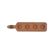 Oak Paddle 4-Slot Sampler Board | https://www.bestnamebadges.com