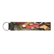 Neoprene Wristband With Key Ring | https://www.bestnamebadges.com