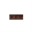 Walnut Rectangular 3-Slot Sampler Board | https://www.bestnamebadges.com