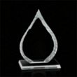 Iceberg Oil Drop Award on Base - Starfire | https://www.bestnamebadges.com
