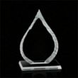 Iceberg Oil Drop Award on Base - Starfire | https://www.bestnamebadges.com