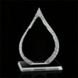 Iceberg Oil Drop Award on Base - Starfire | https://www.bestnamebadges.com
