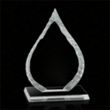 Iceberg Oil Drop Award on Base - Starfire | https://www.bestnamebadges.com