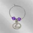 Wine Glass Charms | https://www.bestnamebadges.com