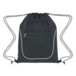 Drawstring Sports Pack With Dual Pockets | https://www.bestnamebadges.com