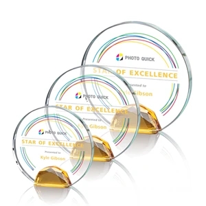 Maplin VividPrint™  Award - Amber | https://www.bestnamebadges.com