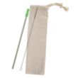 Stainless Straw Kit With Cotton Pouch | https://www.bestnamebadges.com