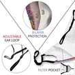 3 Layer Face Masks with Filter Pocket & Adjustable Ear Loops | https://www.bestnamebadges.com