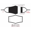 4 Layer Blank Cotton Face Mask w/ Adjustable Ear Loop | https://www.bestnamebadges.com