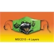 4-Layer Adjustable Full Color Cotton Safety Face Mask | https://www.bestnamebadges.com