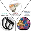 Printed Reusable Cotton Protective Safety Face Masks | https://www.bestnamebadges.com