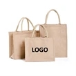 Reusable Jute Tote Bags | https://www.bestnamebadges.com