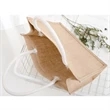 Reusable Jute Tote Bags | https://www.bestnamebadges.com