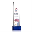 Milnerton VividPrint™ Award on Base - Blue | https://www.bestnamebadges.com
