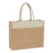 Jute Tote Bag With Front Pocket | https://www.bestnamebadges.com