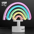 Neon LED Rainbow USB Tabletop Light | https://www.bestnamebadges.com