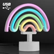 Neon LED Rainbow USB Tabletop Light | https://www.bestnamebadges.com