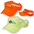 Bright Color Sun Visor Cap w/ Custom Imprint Cotton Made | https://www.bestnamebadges.com