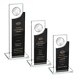 Sherwood Globe Award - Black | https://www.bestnamebadges.com